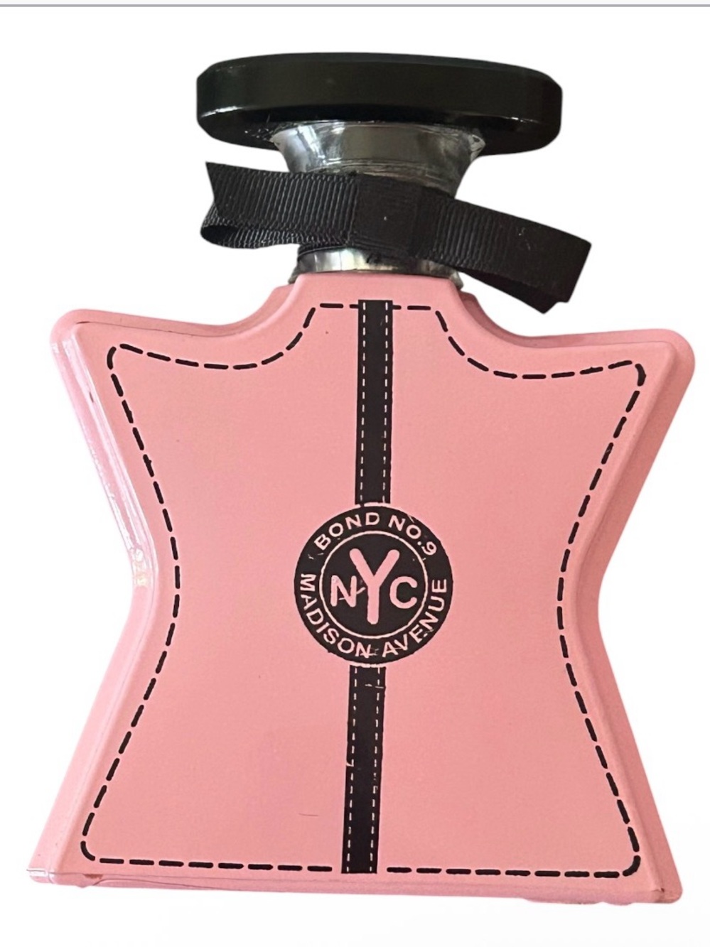 Madison Pink Star-Shaped Body Fragrance Bottle with Black Accents